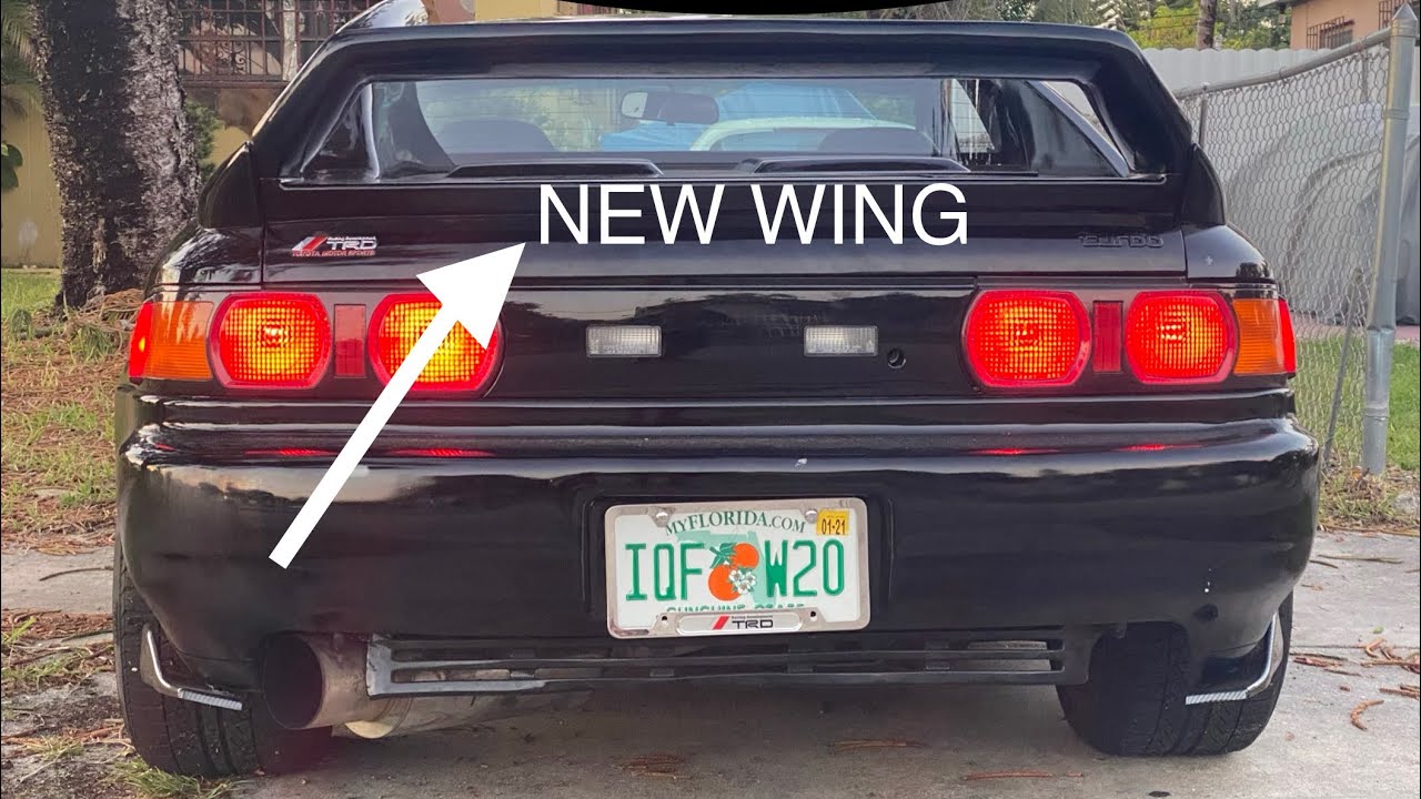 INSTALLING AUTOPISTA SPOILER ON A TURBO MR2