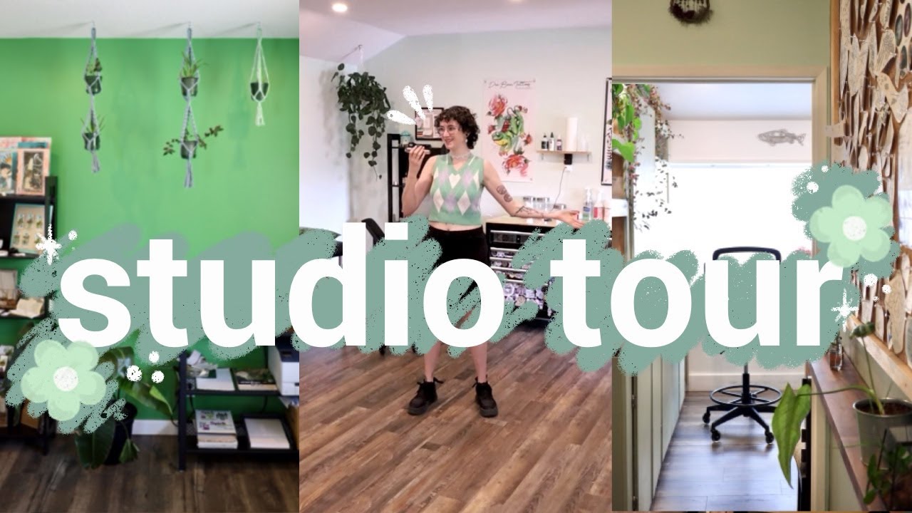 Private Tattoo Studio Tour ✿ Our Cozy Eco-Conscious and Inclusive Creative Space