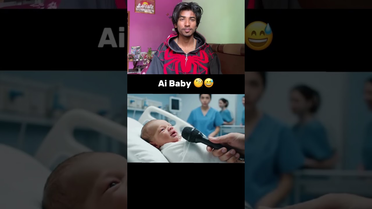 Ai baby technology 🤔😇🤣 #motivation #aivideo #technology #baby