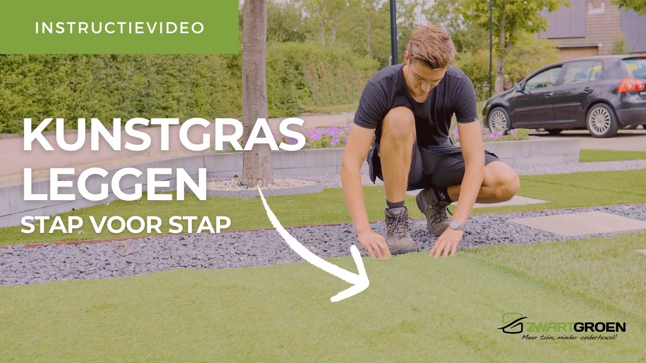 Kunstgras leggen - Stap voor stap instructie