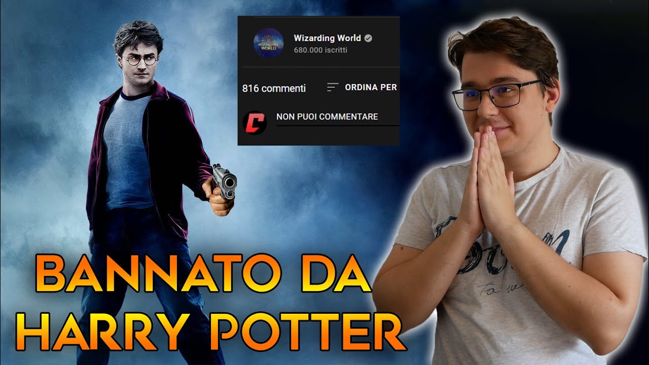 Sono stato BANNATO dall'account ufficiale di HARRY POTTER perché ho osato criticarli