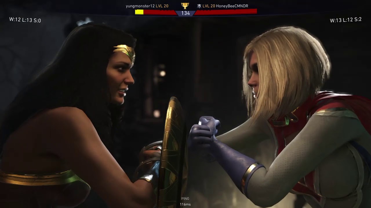 yungmonster (Wonder Woman) vs HoneyBee (Powergirl): Long Set!