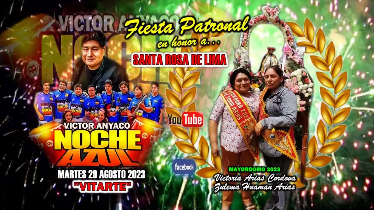 AUDIO 15 PRODUCCIONES - NOCHE AZUL - MIX FATALIDAD *HOMENAJE A SANTA ROSA DE LIMA*