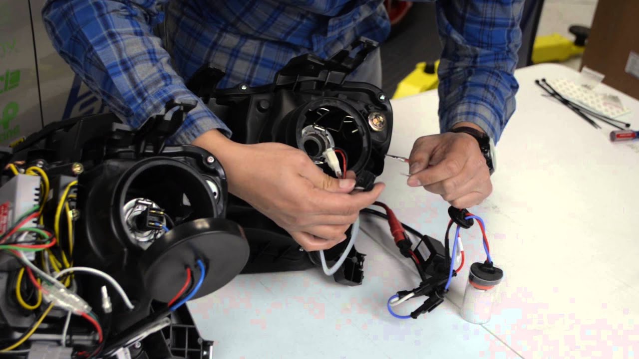 Diode Dynamics HID install on Winjet/Spyder Headlights - Scion FRS and Subaru BRZ