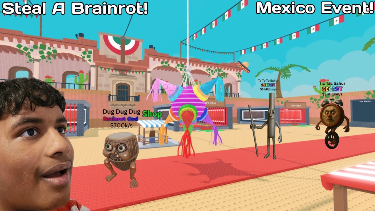 Mexico Event In Steal A Brainrot! (Admin Abuse)