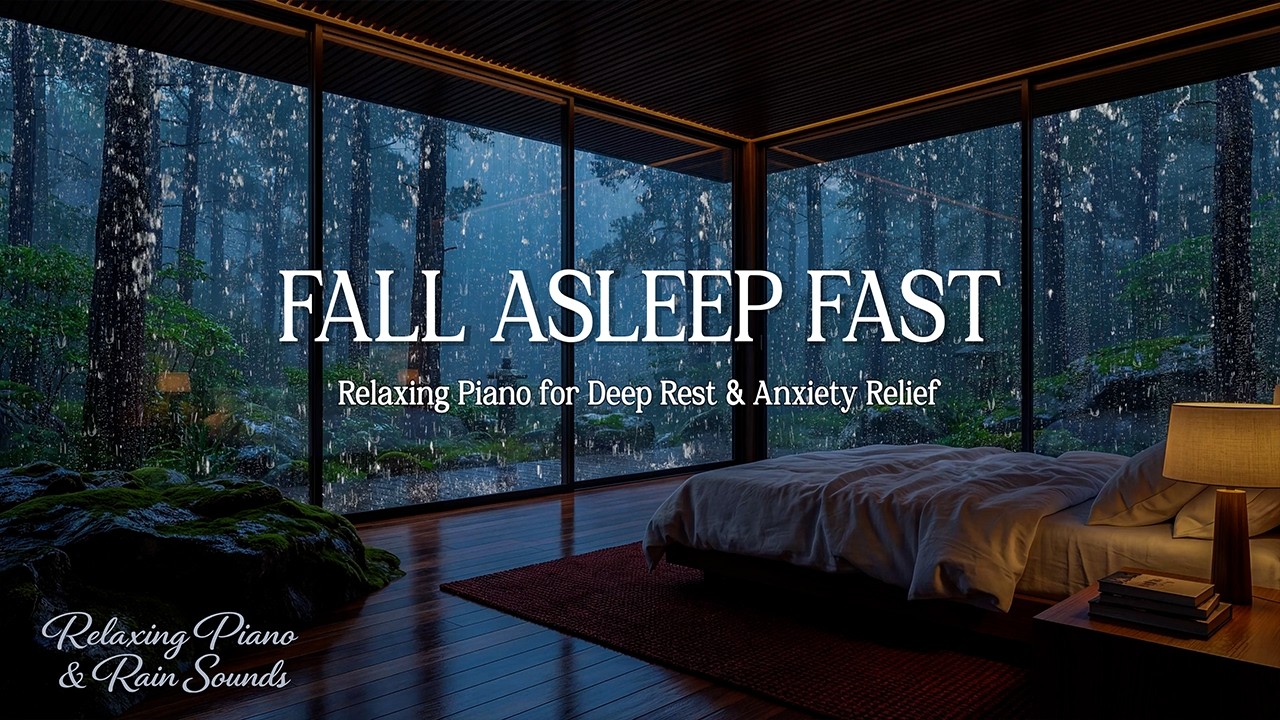 Deep Sleep Music 🌙 Calm Healing Piano for Deep Rest, Anxiety Relief & Peaceful Night Sleep -10 Hours