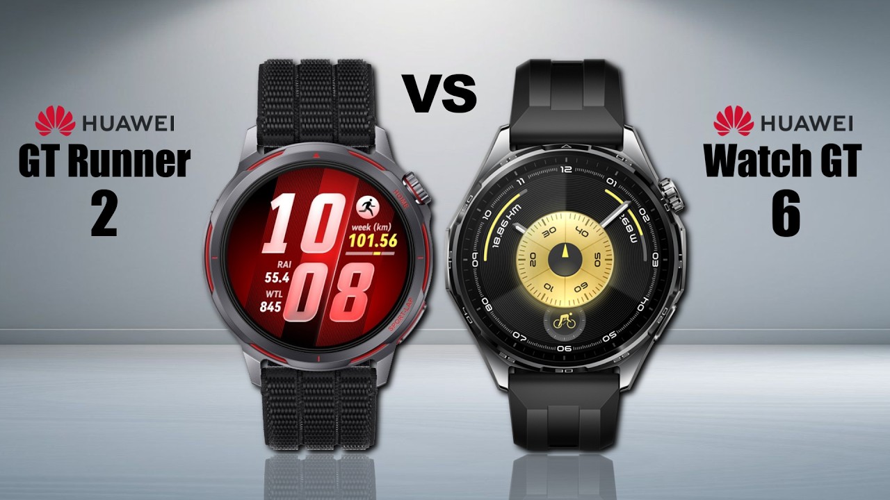 Huawei Watch GT Runner 2 vs Huawei Watch GT 6