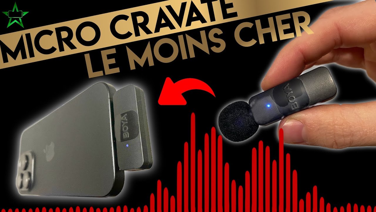 LE MEILLEUR MICRO sans fil &agrave; PETIT PRIX pour SMARTPHONE