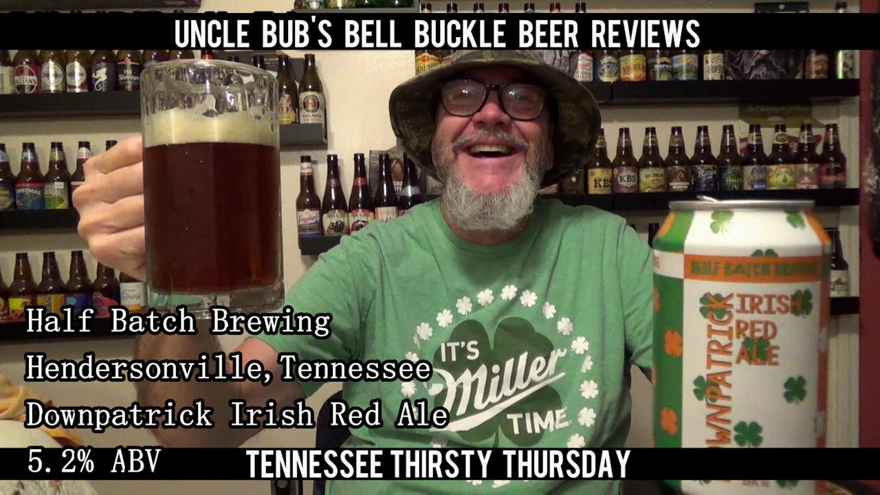 Tennessee Thirsty Thursday - Half Batch - Downpatrick Irish Red Ale 5.2%