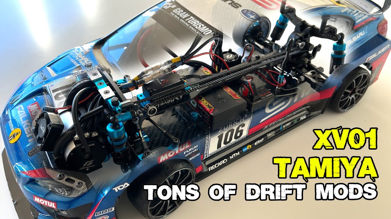 Tamiya XV01 Drift Setup AWD Countersteer