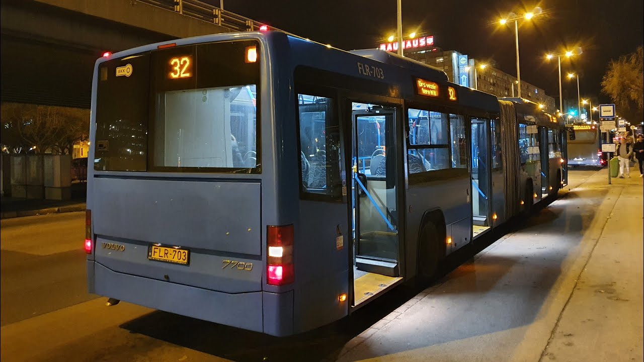 [Ultra HD 60 FPS] BKV 32-es busz - FLR-703 (2022.01.01)
