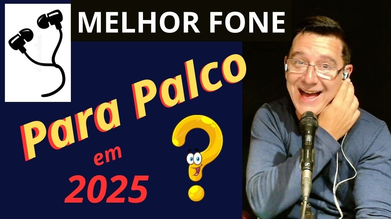 O VERDADEIRO Melhor fone para Palco de 2025 ( Teste REAL )