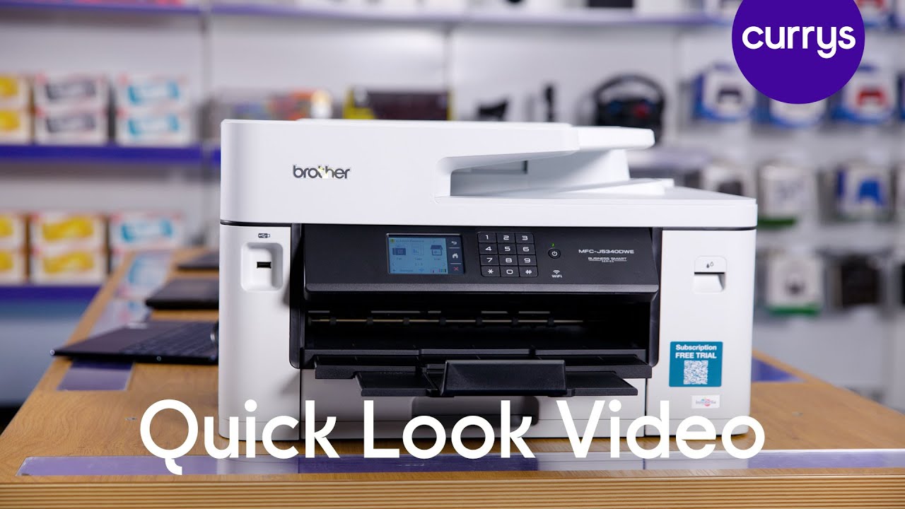 BROTHER EcoPro MFC-J5340DWE All-in-One Wireless Inkjet Printer with Fax - Quick Look