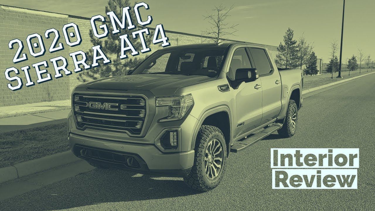Обзор интерьера GMC Sierra AT4 2020 года