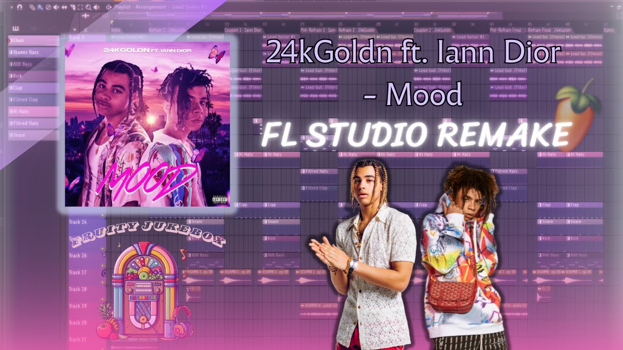 24kGoldn ft. Iann Dior - Mood (FL Studio Remake + Review) | Instrumental 😁
