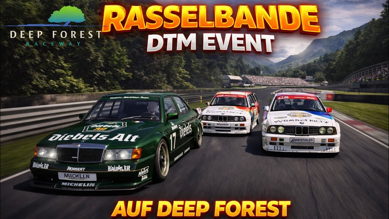 GT Rasselbande DTM Event. Wer holt sich den ersten Sieg? Highlights