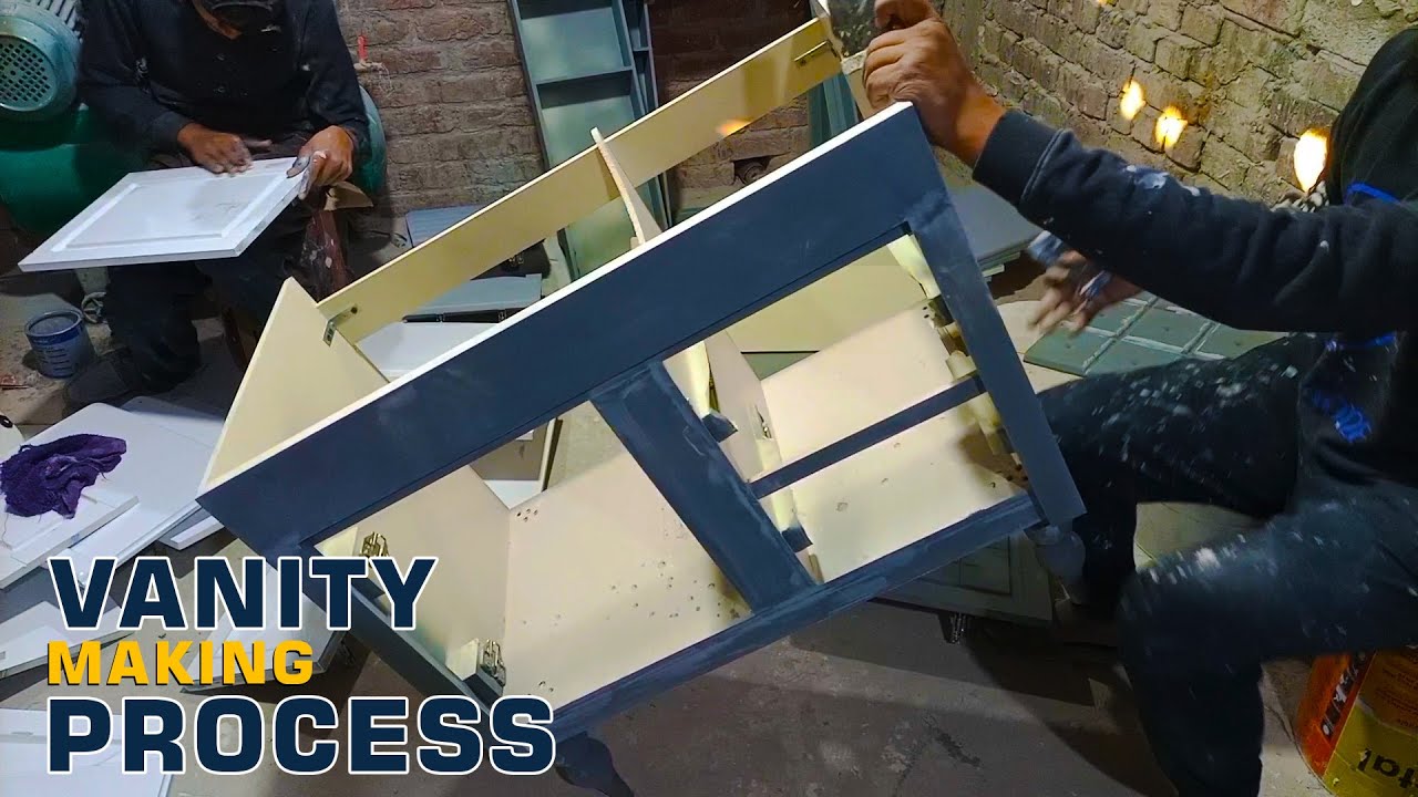 How to make washroom Vanity II Process Making of Vanity II PAK MADE