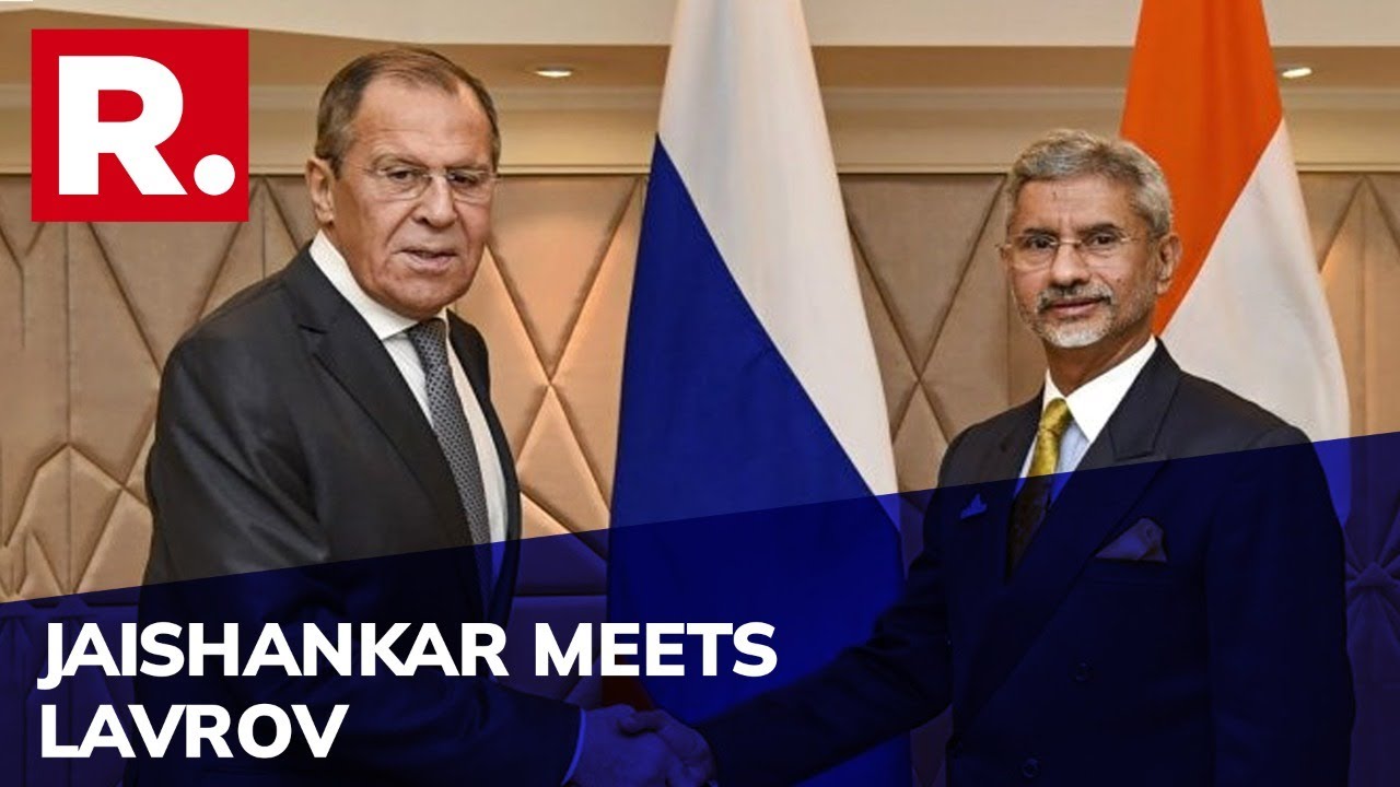 External Affairs Minister S Jaishankar meets Russian counterpart Lavrov on his visit to Russia