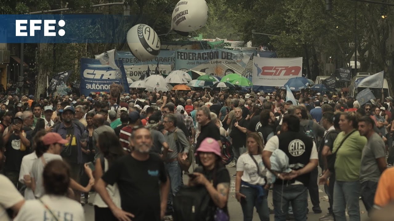 La Cámara argentina debate reforma laboral de Javier Milei en medio de protestas