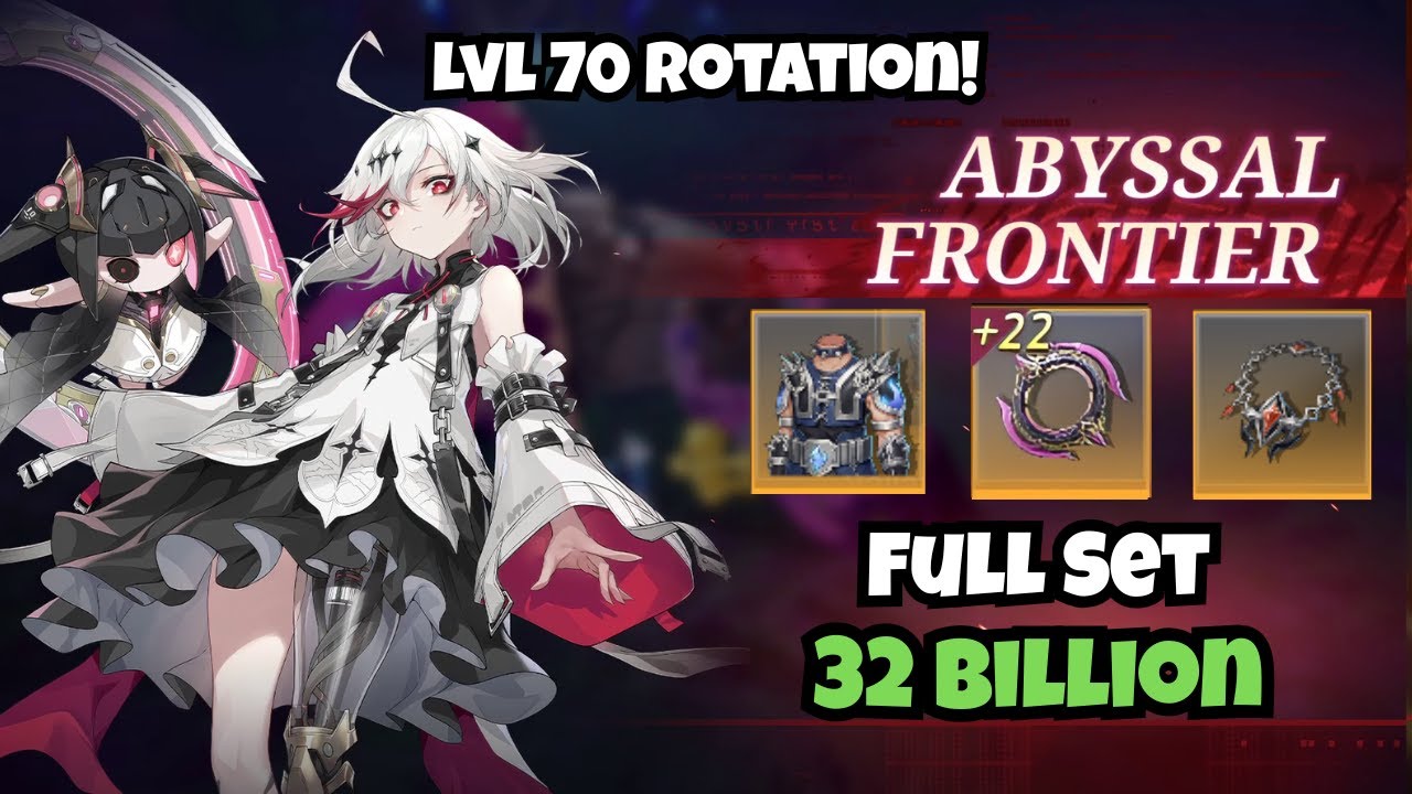 32B Abyssal Frontier | Lvl 70 Glaciette Rotation Showcase | Crystal of Atlan