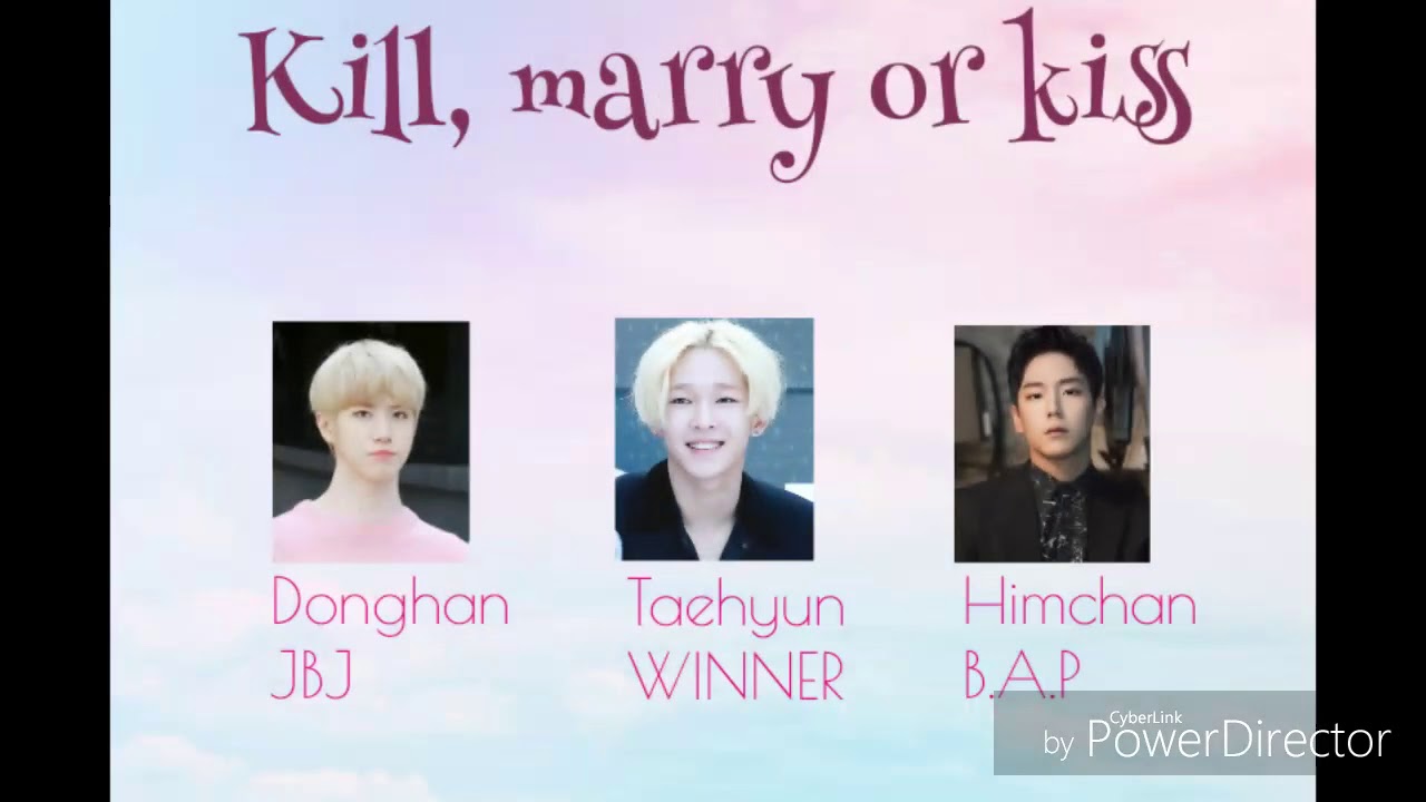 Kill, marry or kiss. #1 (KPOP FF FR)