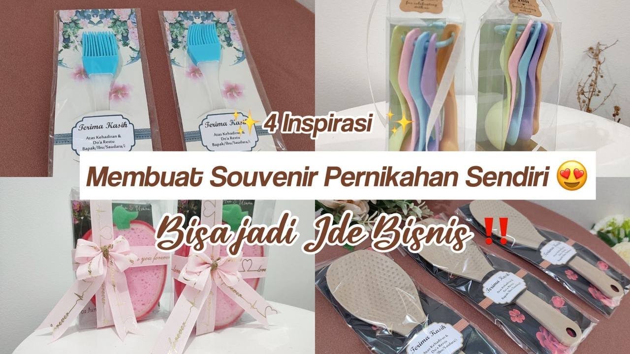 Membuat Souvenir Pernikahan Sendiri Bisa Jadi Ide Bisnis ‼️