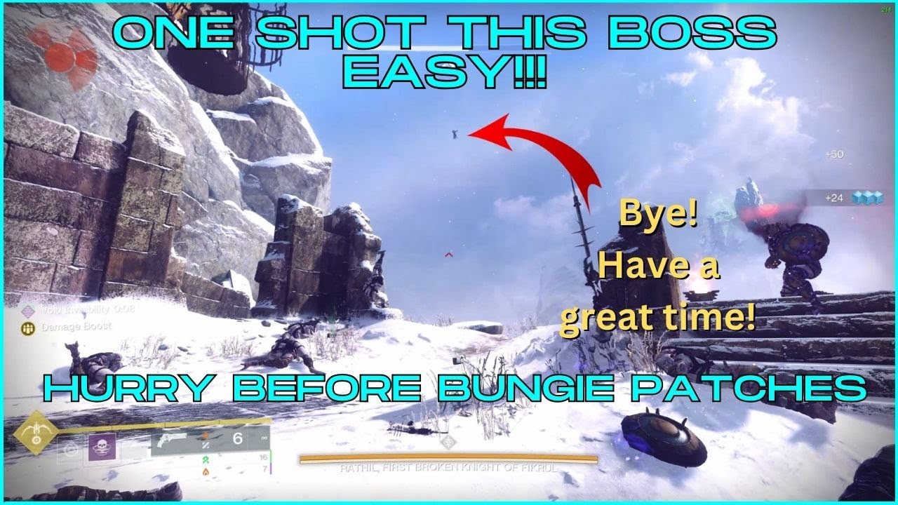 1 SHOT Warlord's Ruin Dungeon Boss (One Shot Finisher Glitch) - Easy farm - Solo Flawless Strat
