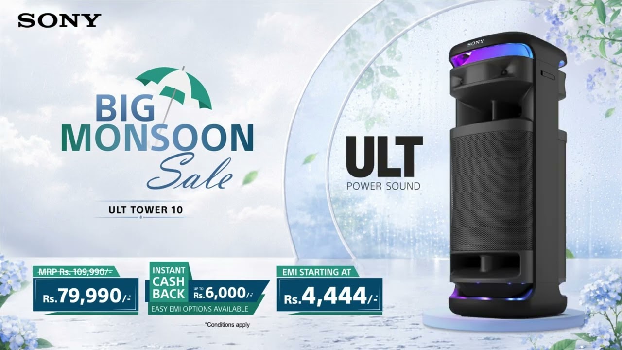 SONY Big Monsoon Offer 2026