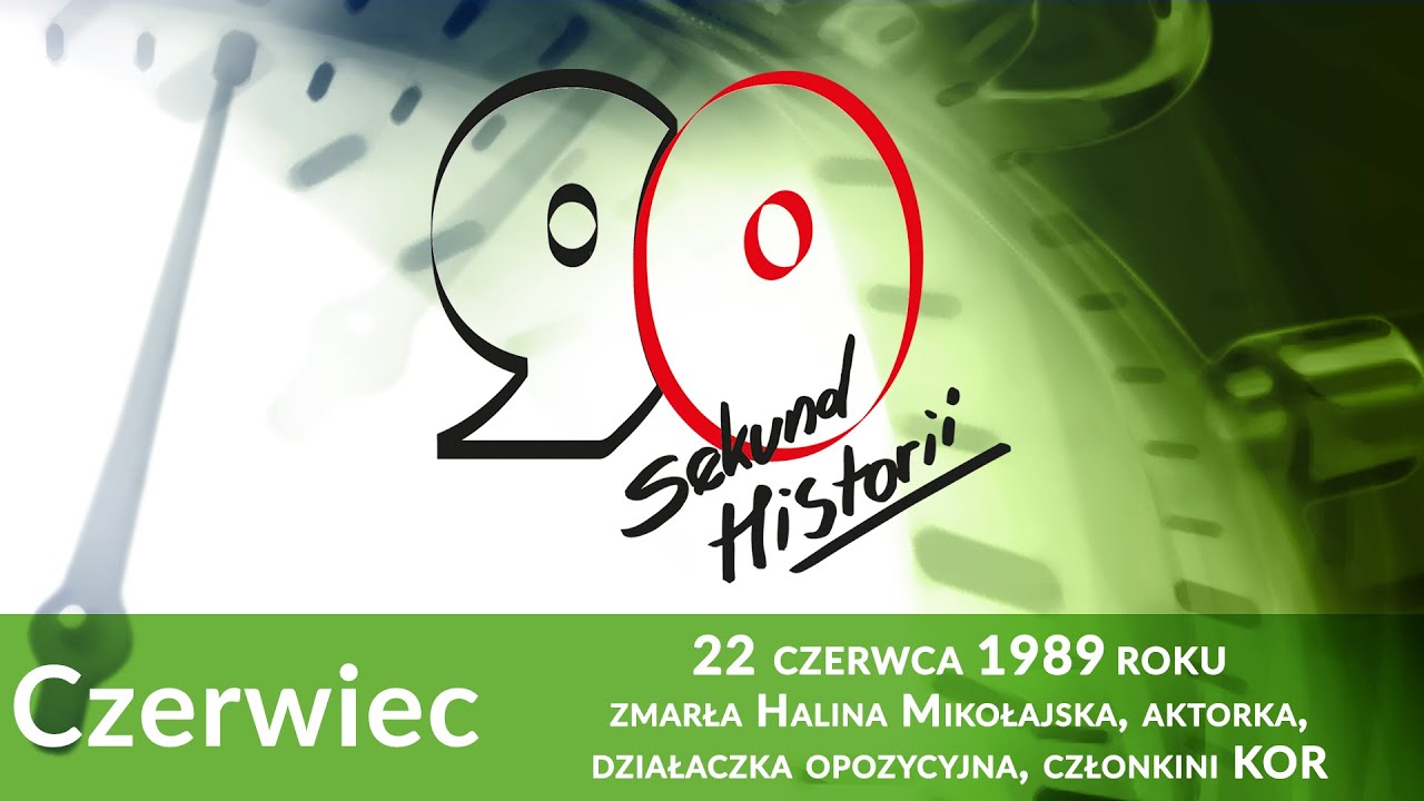 90s. historii: 22 czerwca 1989 r. zmarła Halina Mikołajska