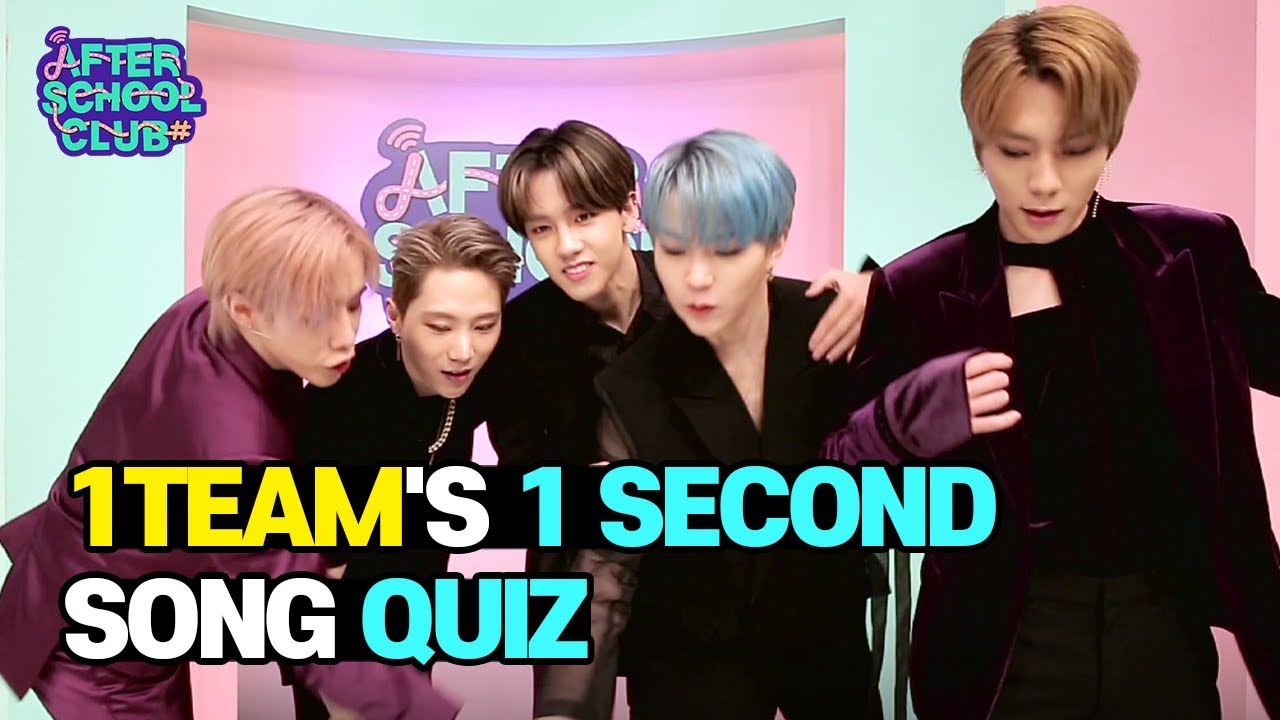 [AFTER SCHOOL CLUB] 1TEAM’s 1 Second Song Quiz! (원팀의 1초 송퀴즈!)