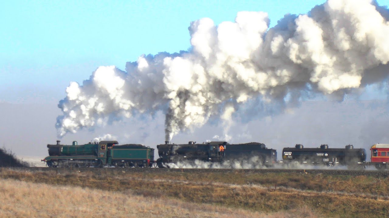 3526 and 3642 - Bathurst Steam Weekend - Bathurst to Wimbledon Shuttles over Tumulla Bank - 4K HDR