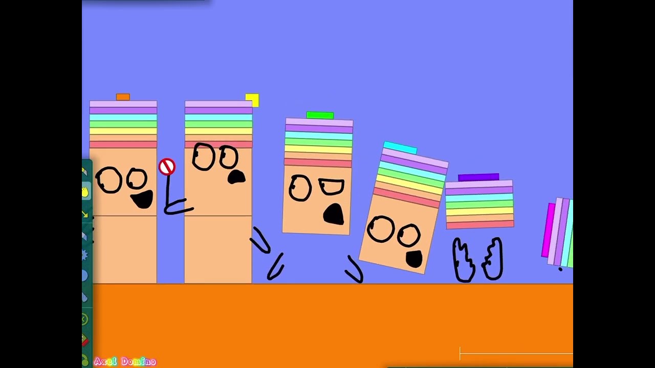 Numberblocks 0.125 to 270