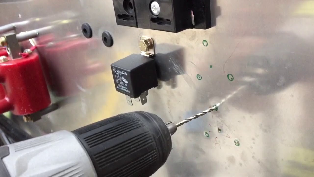 Drilling Stainless Steel on the Sonex Firewall
