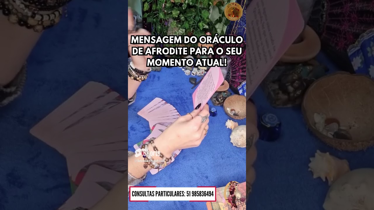 🚀Mensagem do Or&aacute;culo de Afrodite para o seu MOMENTO ATUAL!