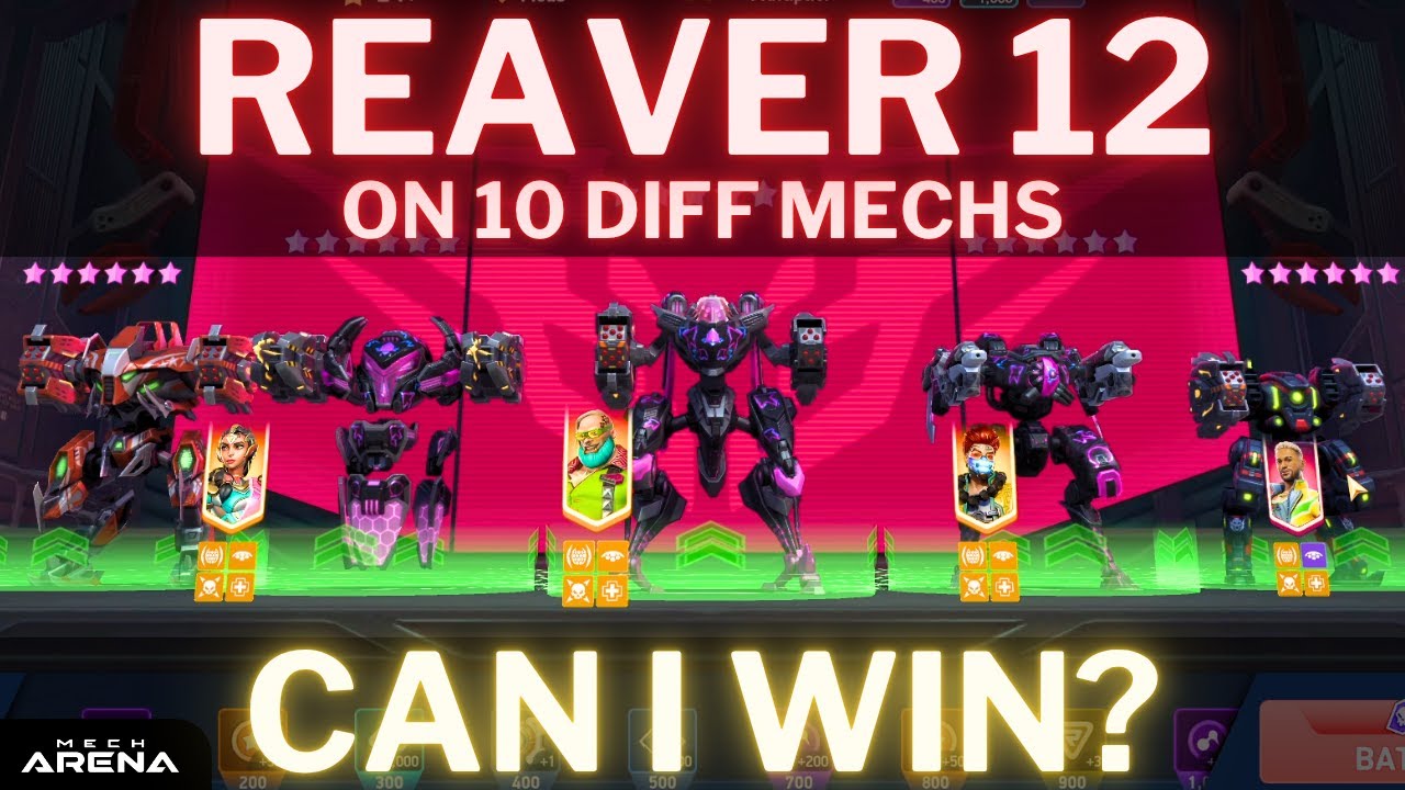 Will I Cook or Get Cooked With REAVER 12 Builds? | Hangar Showdown | Mech Arena