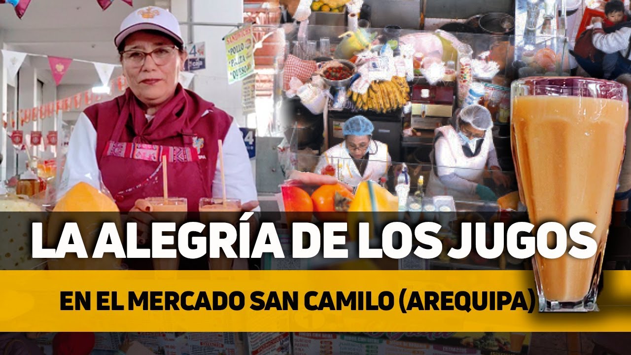 Los jugos en el mercado San Camilo son un clásico que te devuelve a la niñez