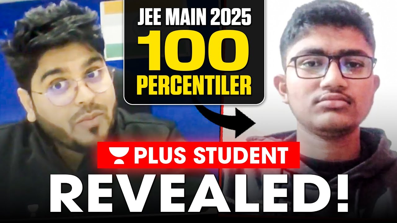100 PERCENTILER REVEALED 🔥 : JEE Main 2025 Success Story ⚡️
