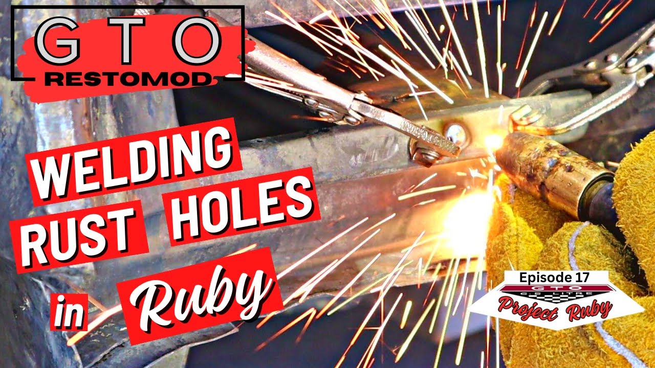 Patching Rust Holes in the GTO - Fixing Pitted Steel with a Mig Welder - GTO RestoMod (Ep 17)