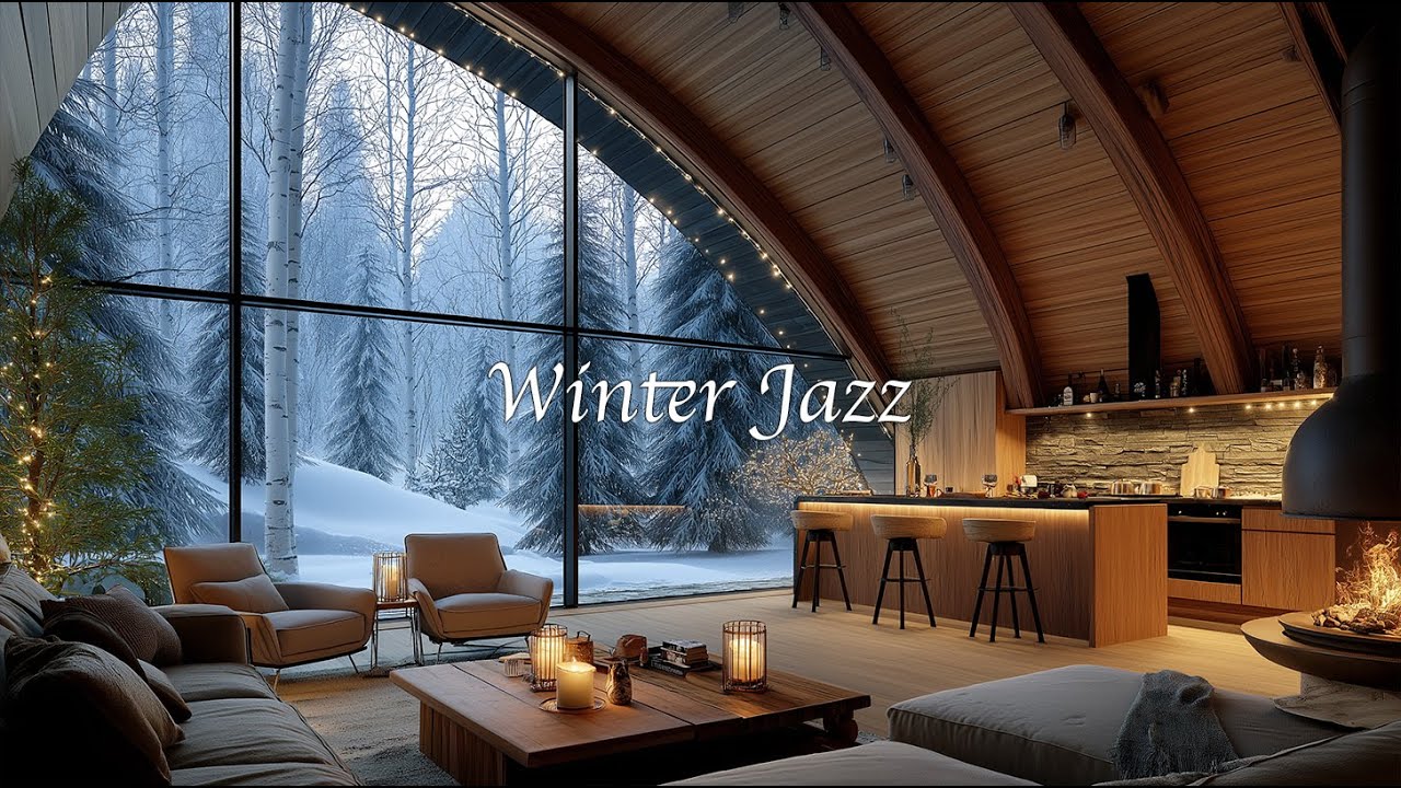 Winter Lounge Jazz – 雪景色と暖炉に包まれる、贅沢な癒しのスムースジャズ