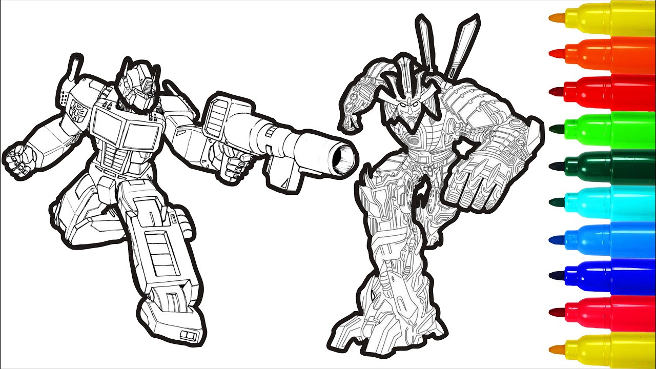 Transformers Patrol Coloring Pages