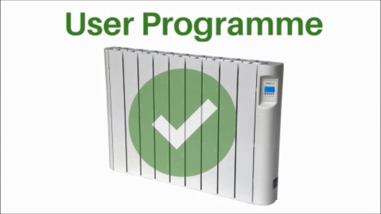 How To Set A User Programme On Your Futura Electric Oil Filled Radiator