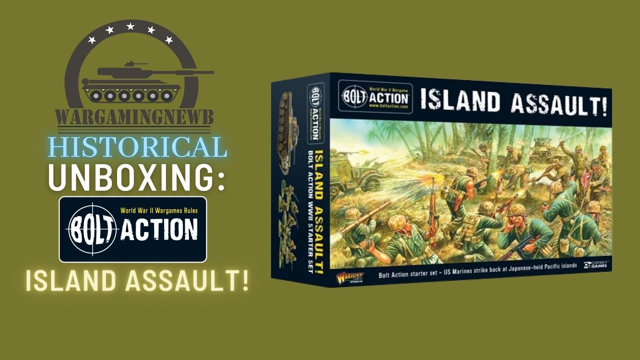 Unboxing Warlord Games Bolt Action Island Assault [Unboxing]