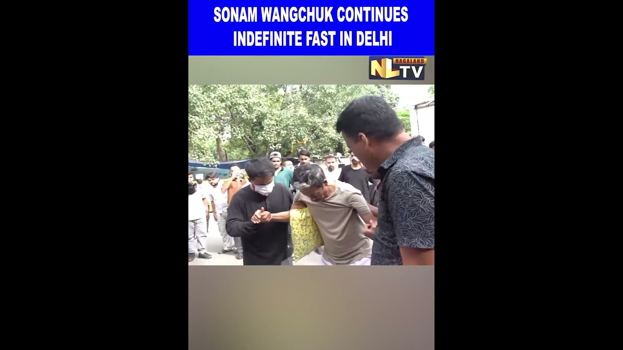 SONAM WANGCHUK CONTINUES INDEFINITE FAST IN DELHI