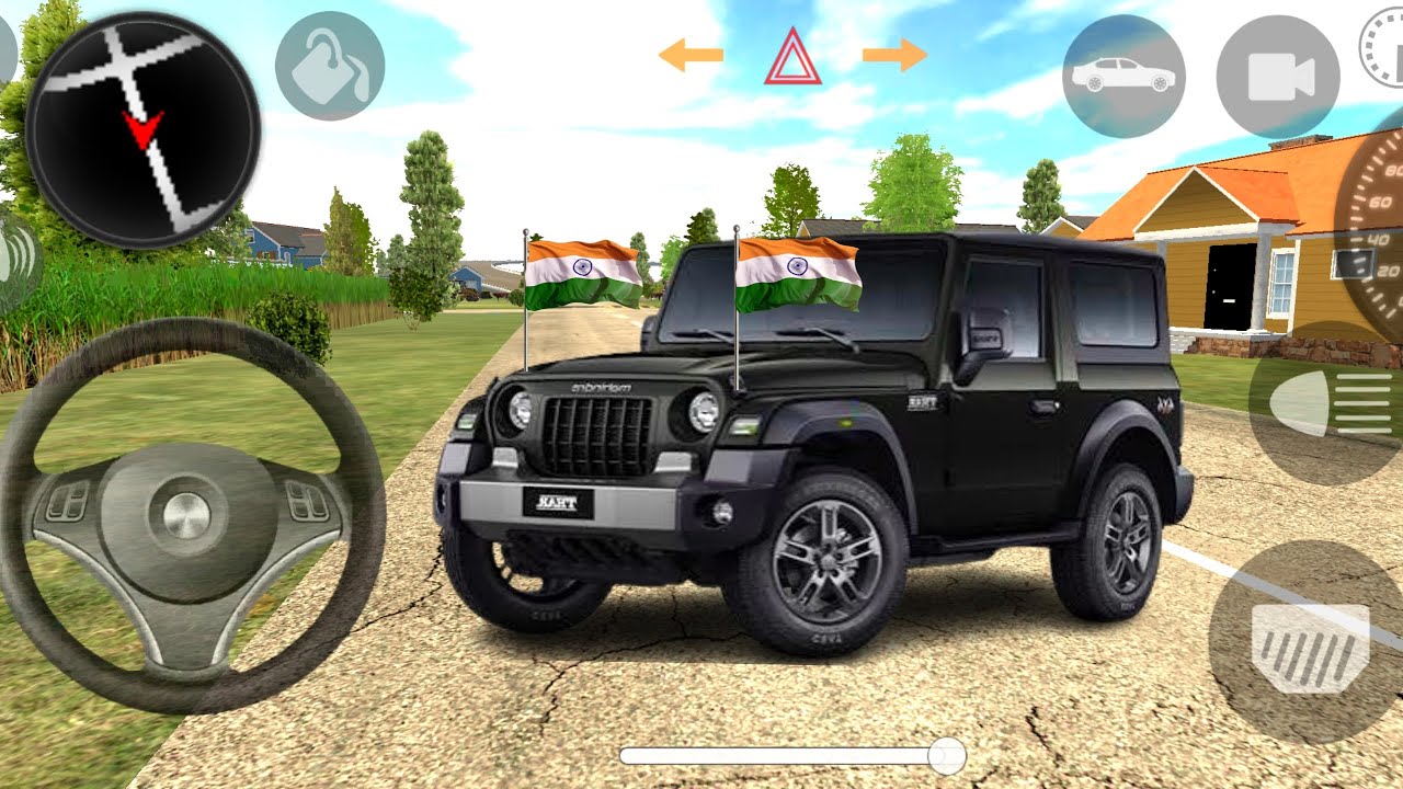 Modified Mahindra Thar😈Games:Indian Black Thar (Gadi Wala Games) Car Game Android Game - #2026