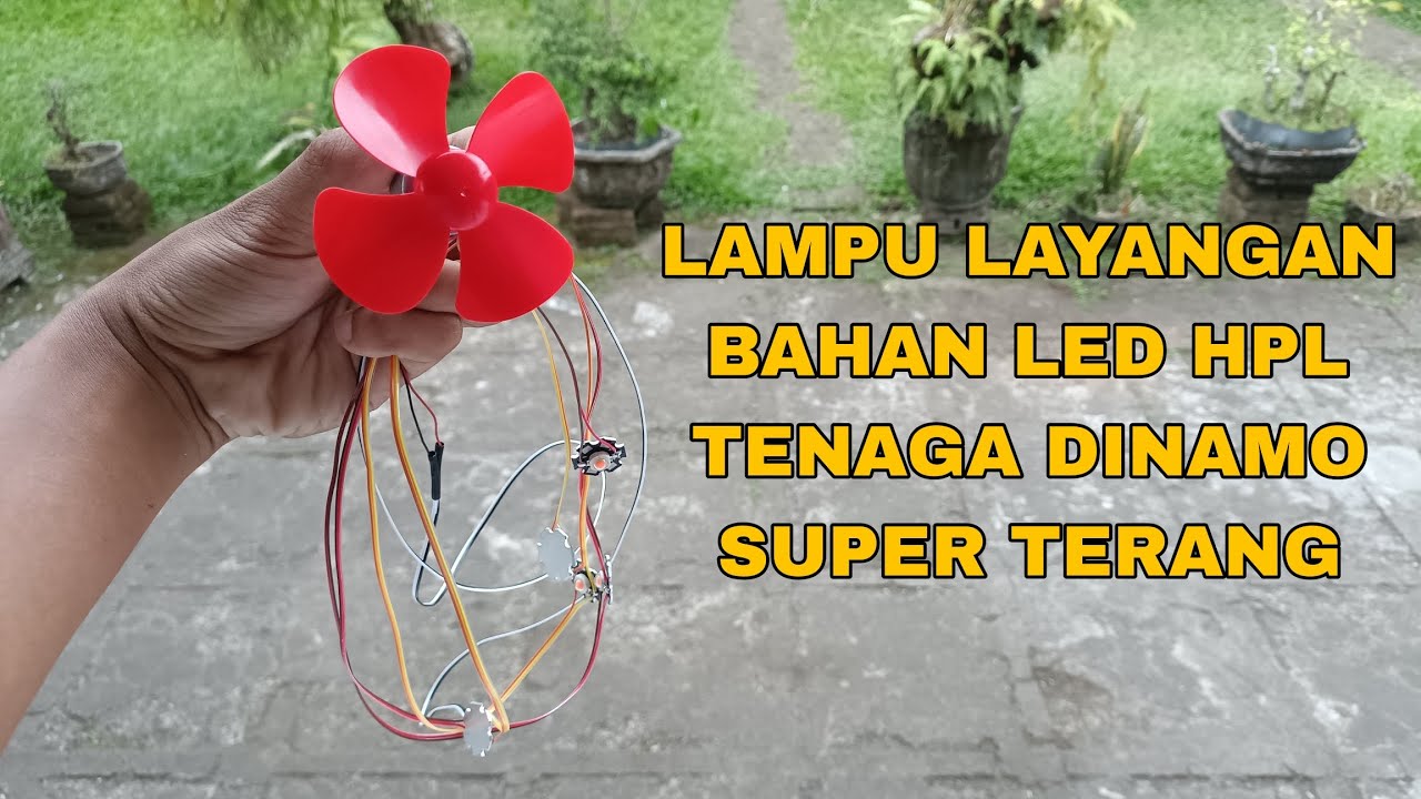 CARA MEMBUAT LAMPU LAYANGAN SUPER TERANG MENYALA TANPA BATERAI