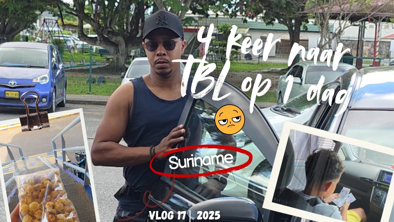 SURINAME VLOG 17 [S4 E17]  - 4 KEER NAAR TBL OP 1 DAG? 😲🇸🇷
