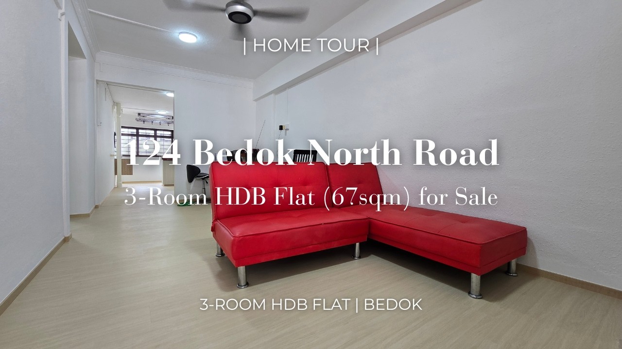 Renovated High Floor 3-Room HDB at 124 Bedok North Road | Near 85 Fengshan Hawker | @BedokHomes