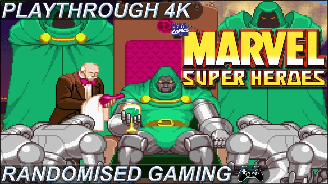Marvel Super Heroes Arcade 1CC no loss Dr Doom Playthrough Marvel vs Capcom Fighting Collection [4K]