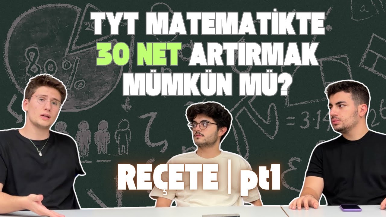 TYT MATEMATİK İÇİN GEÇ Mİ KALDIN? | TYT MATEMATİK REÇETESİ! | KOÇ ÜNİVERSİTESİ #yks2025 #tyt #ayt