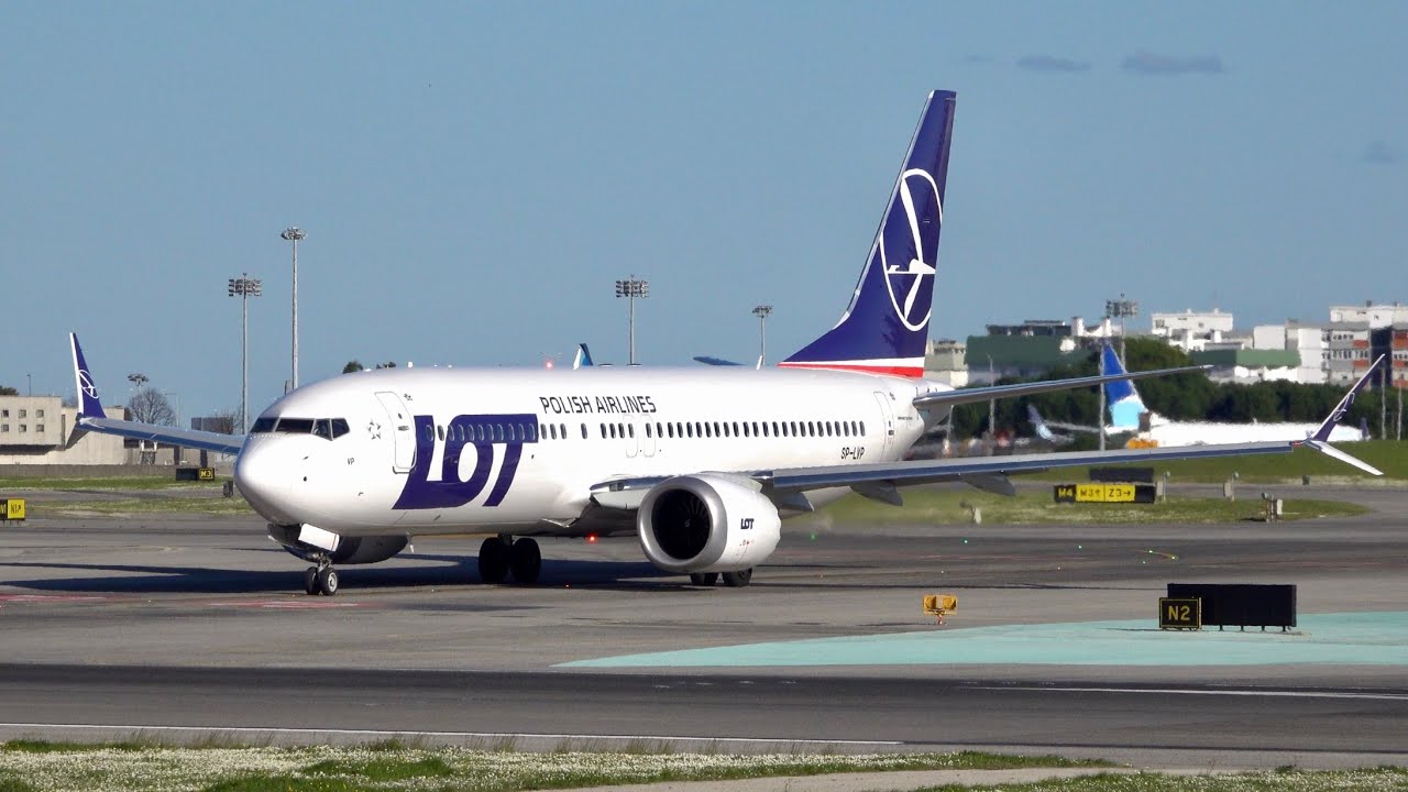 LOT Polish Airlines Inaugural Flight at Lisbon Airport